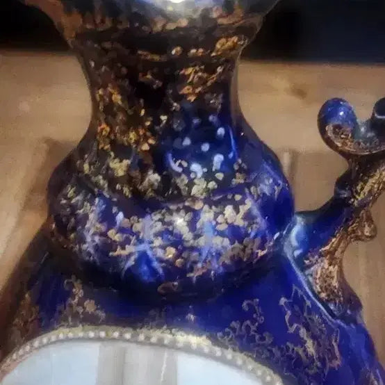 [BUNJANG] Royal Vienna Ceramic Teapot / 독일제 100년 역사 로열 비엔나 세라믹 모방 청금채 인물문 주전자