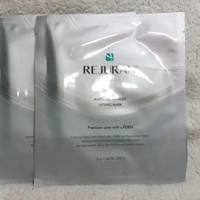 [BUNJANG] Rejuran Lifting Mask (4 Sheets) / 리쥬란 앰플 인퓨즈드 리프팅 마스크 4매