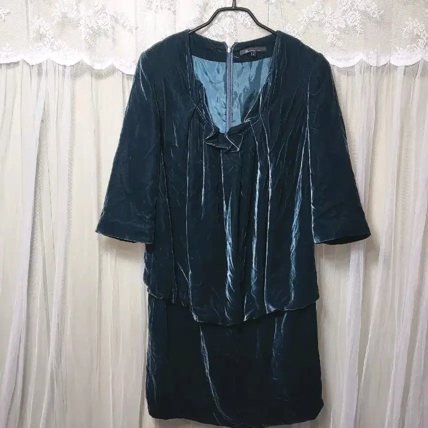 [BUNJANG] Kenneth Lynn Velvet Dress / Kenneth Lynn 고급스러운 벨벳 원피스