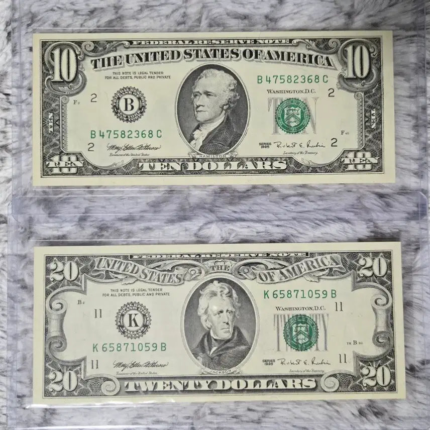 [BUNJANG] Old Green Seal 10/20 Dollar Bundle Set / 옛 구형 그린씰 10달러 20달러 일괄판매.미사용