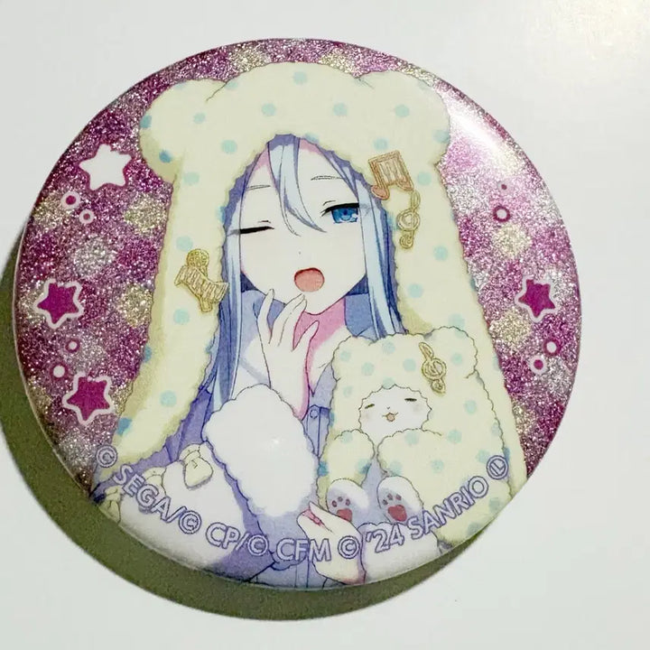 [BUNJANG] Project Sekai Yoisaki Kanade Sanrio Collaboration Glitter Badge / 프세카 프로세카 요이사키카나데 산리오콜라보글리터캔뱃지