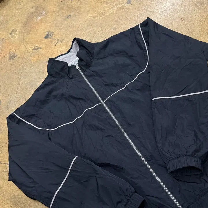 [BUNJANG] Air Jordan Black Line Windbreaker Jacket / [정품/XXL] 에어조던 블랙 라인 바람막이 점퍼