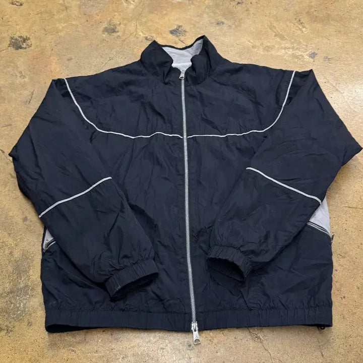 [BUNJANG] Air Jordan Black Line Windbreaker Jacket / [정품/XXL] 에어조던 블랙 라인 바람막이 점퍼