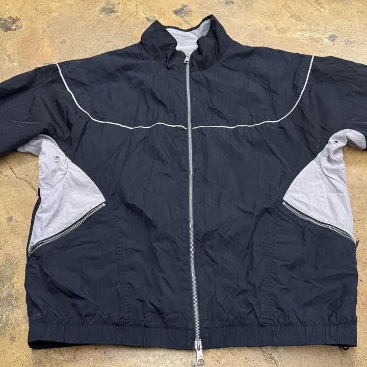 [BUNJANG] Air Jordan Black Line Windbreaker Jacket / [정품/XXL] 에어조던 블랙 라인 바람막이 점퍼