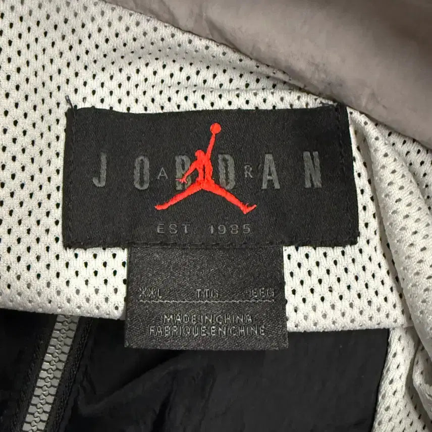 [BUNJANG] Air Jordan Black Line Windbreaker Jacket / [정품/XXL] 에어조던 블랙 라인 바람막이 점퍼