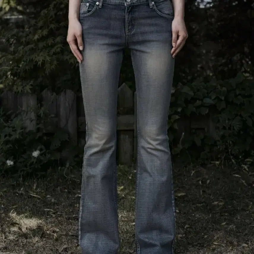 [BUNJANG] Bohemian Seoul Bootcut Denim Jeans - Blue L Size / 보헤미안서울 부츠컷 데님 블루 23ver L사이즈