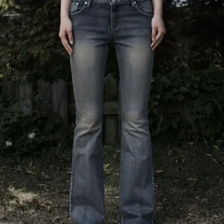 [BUNJANG] Bohemian Seoul Bootcut Denim Jeans - Blue L Size / 보헤미안서울 부츠컷 데님 블루 23ver L사이즈
