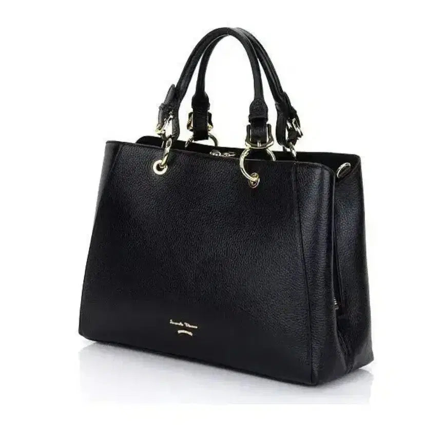 [BUNJANG] Samantha Thavasa Caldwell Square Leather Cross Tote Bag / 사만사타바사 콜드웰 스퀘어 투웨이 가죽 크로스 토트백