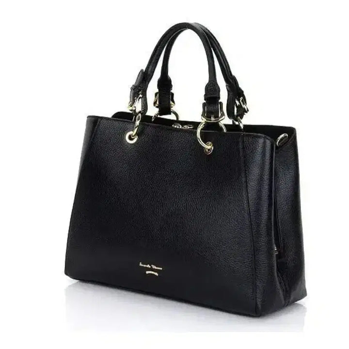 [BUNJANG] Samantha Thavasa Caldwell Square Leather Cross Tote Bag / 사만사타바사 콜드웰 스퀘어 투웨이 가죽 크로스 토트백