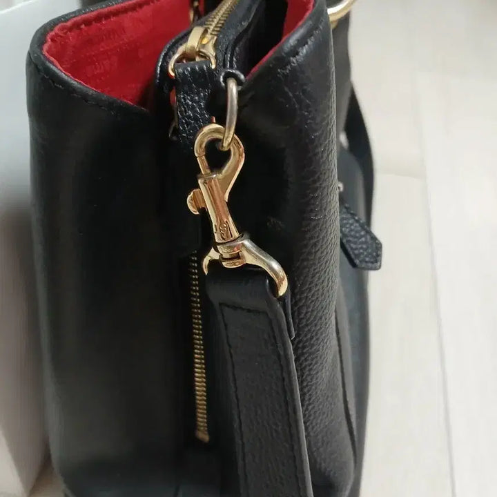 [BUNJANG] Samantha Thavasa Caldwell Square Leather Cross Tote Bag / 사만사타바사 콜드웰 스퀘어 투웨이 가죽 크로스 토트백