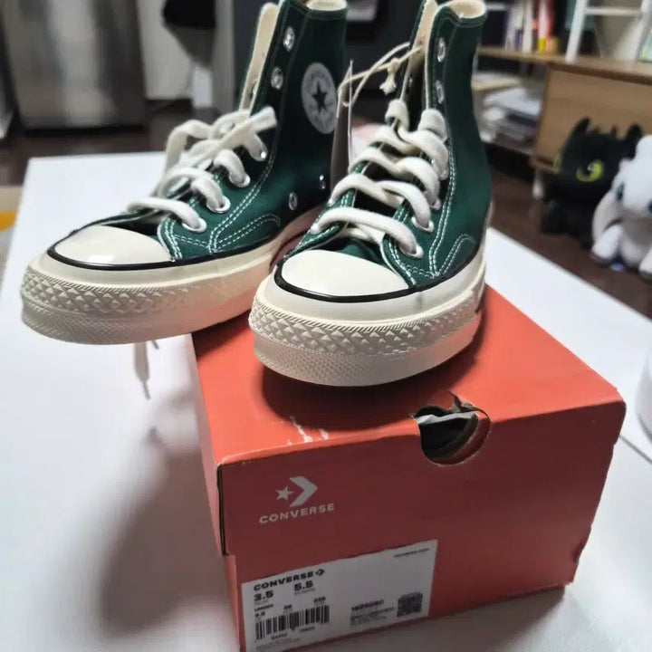 [BUNJANG] Converse Chuck 70 High Green 225 / 컨버스 척테일러 70 하이 그린