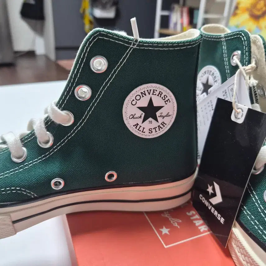 [BUNJANG] Converse Chuck 70 High Green 225 / 컨버스 척테일러 70 하이 그린