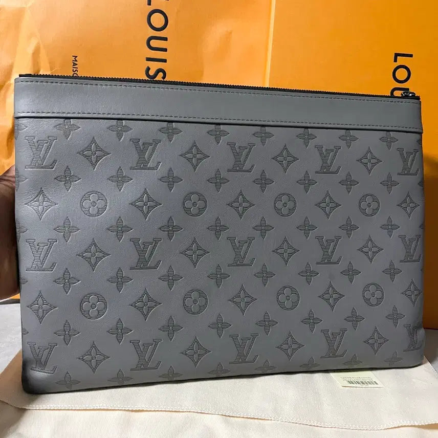 [BUNJANG] Louis Vuitton Eclipse Shadow Pochette Apollo Clutch / [새상품급] 루이비통 이클립스 쉐도우 포쉐트 아폴로 클러치
