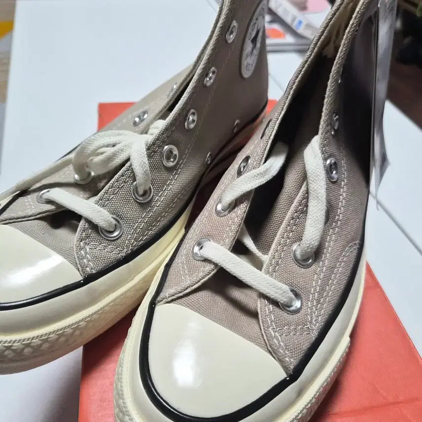 [BUNJANG] Converse Chuck 70 High Beige Sneakers / 컨버스 척테일러 70 하이 베이지 새상품