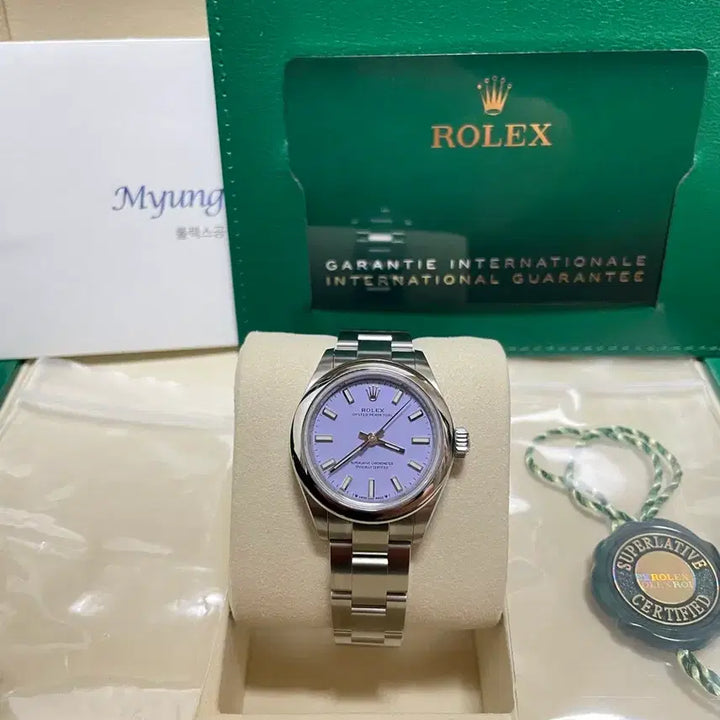 [BUNJANG] Rolex 276200 Lavender Dial Watch / 새상품 선물용 롤렉스 276200 라벤더판 판매합니다~~