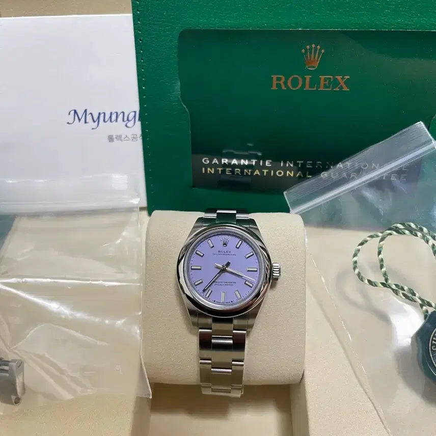 [BUNJANG] Rolex 276200 Lavender Dial Watch / 새상품 선물용 롤렉스 276200 라벤더판 판매합니다~~