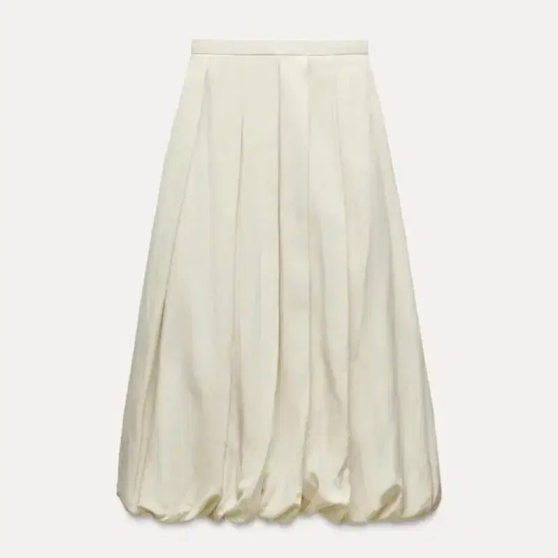 [BUNJANG] ZARA Balloon Skirt Ivory M / M) 자라 zw 벌룬 스커트 새상품