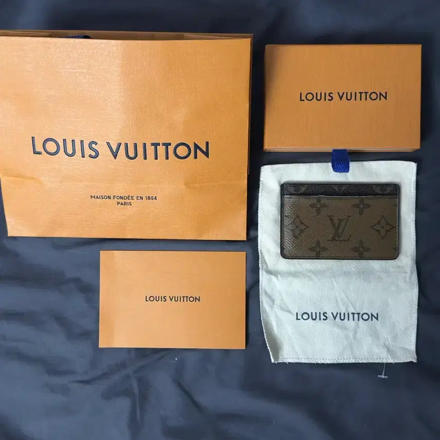 [BUNJANG] Louis Vuitton Monogram Reverse Card Holder / [정품]무료 당일발송 풀구성 루이비통 리버스 카드지갑