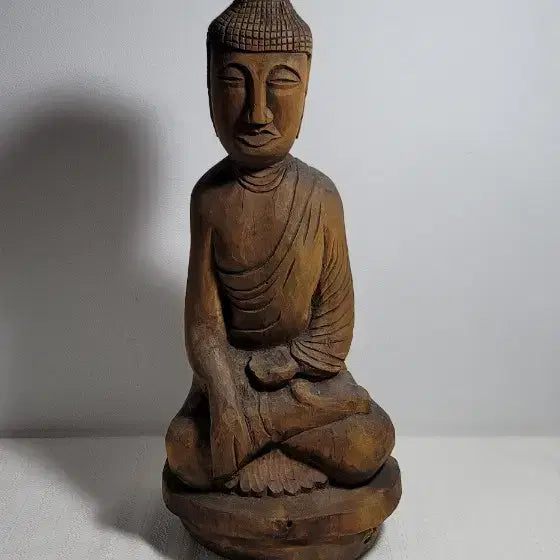 [BUNJANG] Wooden Buddha Statue / 오래된 목불(민불상)