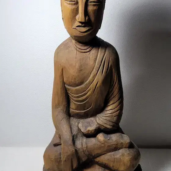 [BUNJANG] Wooden Buddha Statue / 오래된 목불(민불상)