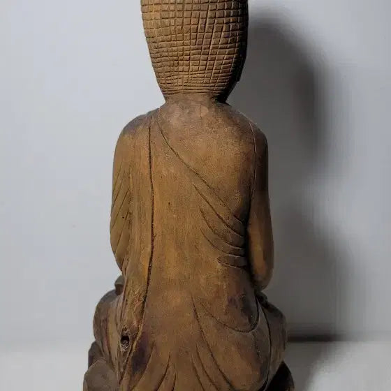 [BUNJANG] Wooden Buddha Statue / 오래된 목불(민불상)