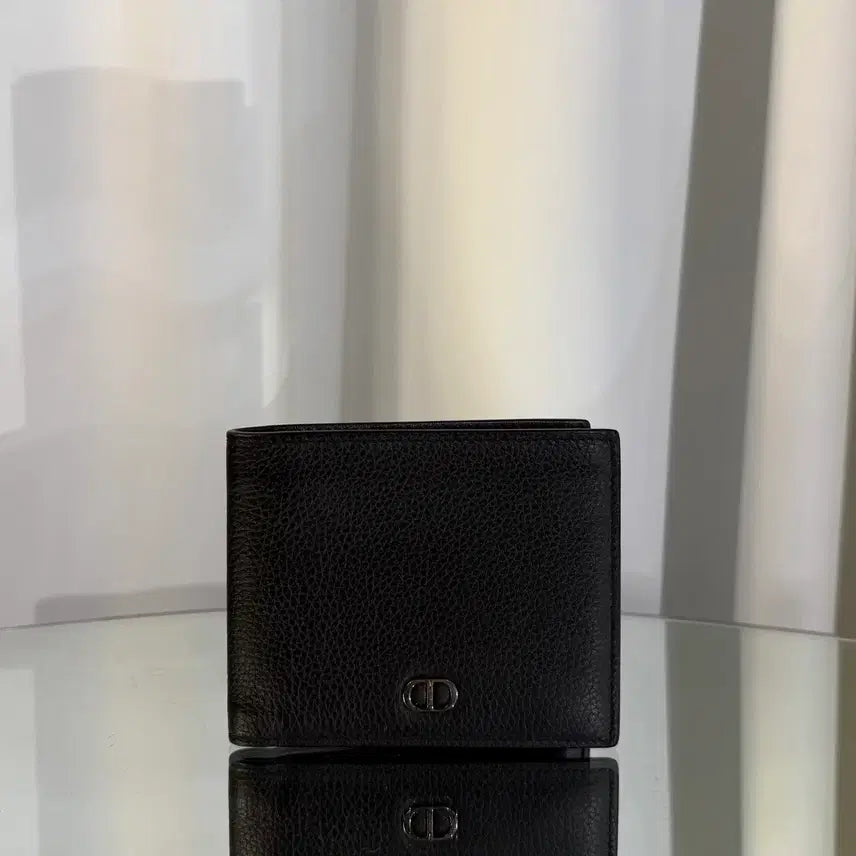 [BUNJANG] Dior CD Logo Silver Bi-fold Wallet / 디올 CD로고 은장 반지갑