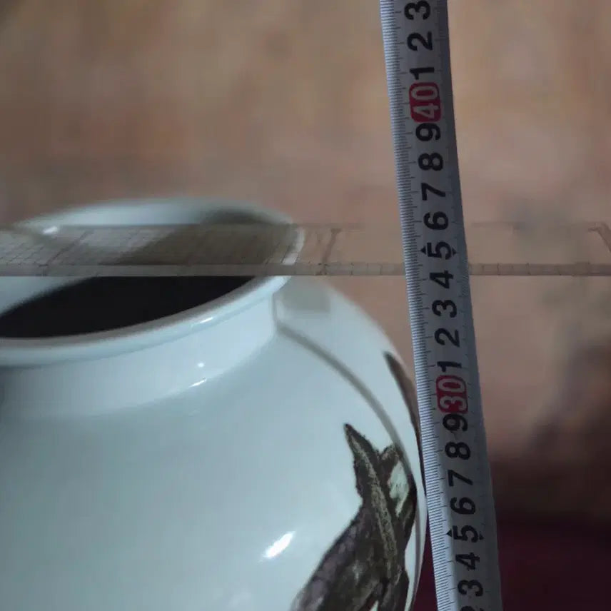 [BUNJANG] Seo Kyung Ceramic Vase / *서경보스님 친필 철화 백자호