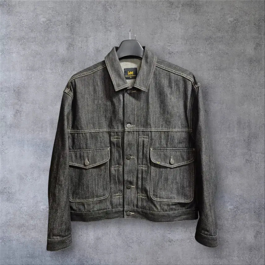 [BUNJANG] Lee Denim Jacket M / Lee 블랙 데님 자켓 100~105