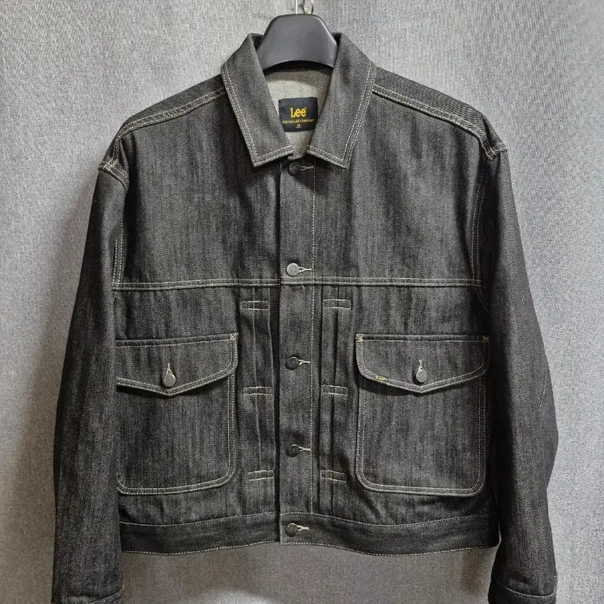 [BUNJANG] Lee Denim Jacket M / Lee 블랙 데님 자켓 100~105