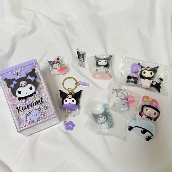 [BUNJANG] Kuromi Merchandise Bundle Set / 쿠로미 키링/인형/굿즈 모음