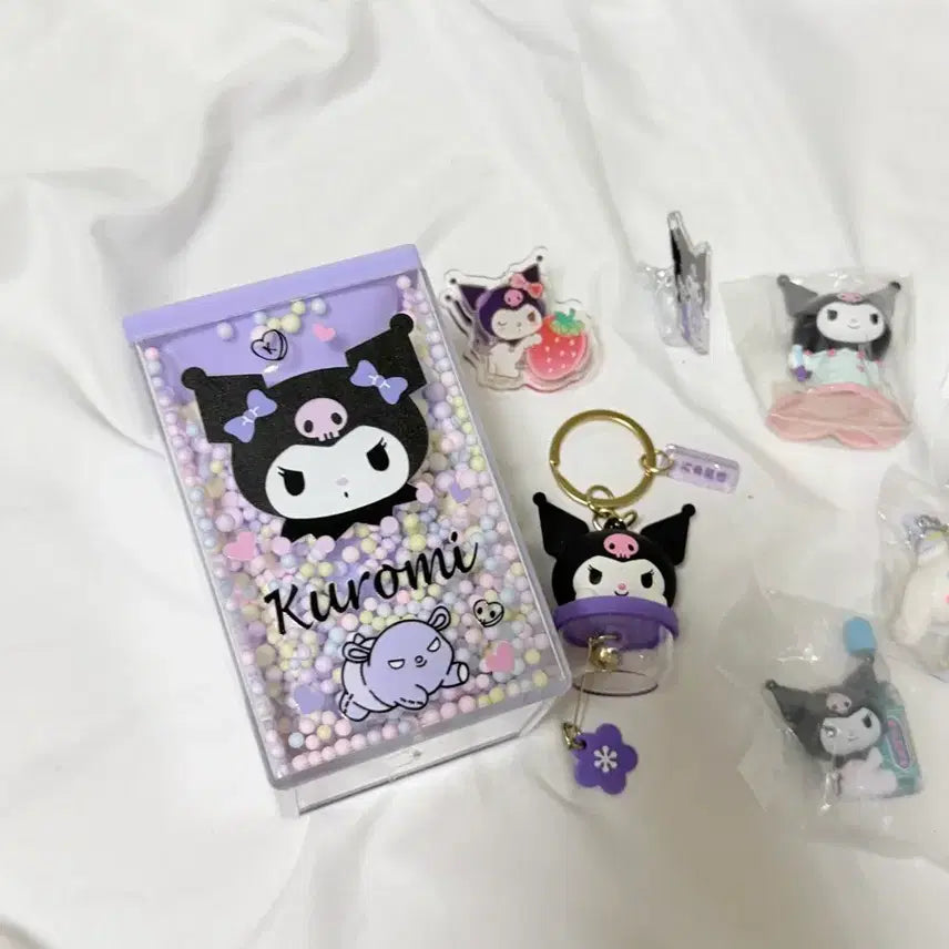 [BUNJANG] Kuromi Merchandise Bundle Set / 쿠로미 키링/인형/굿즈 모음