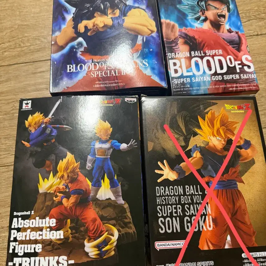[BUNJANG] Dragon Ball Figure Bundle Set / 드래곤볼 피규어 일괄 3종 판매