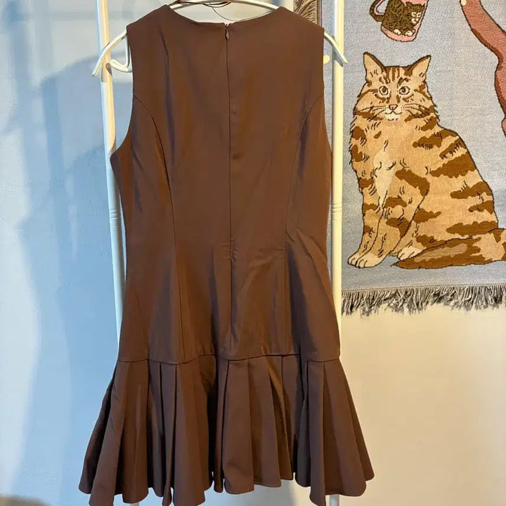 [BUNJANG] M Zara Pleated Mini Dress / M) 자라 플리츠 원피스 새상품