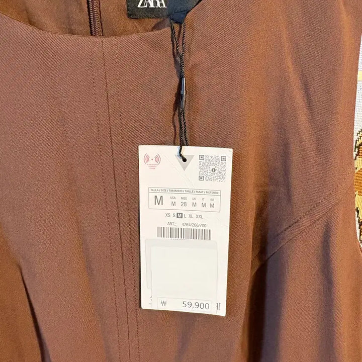 [BUNJANG] M Zara Pleated Mini Dress / M) 자라 플리츠 원피스 새상품