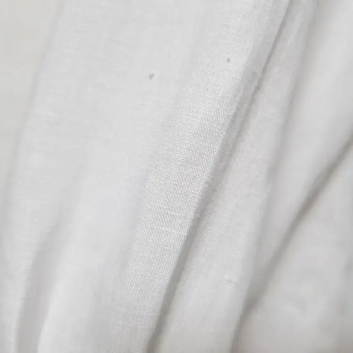 [BUNJANG] Lacoste Linen Long Sleeve Shirt - White - Men's / 남성 라코스테 화이트 흰색 린넨 마 긴팔 남방 셔츠