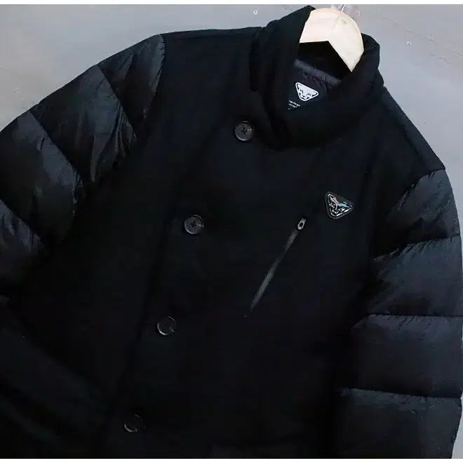 [BUNJANG] Dynafit Women's Duck Down Padded Coat (Size L) / 다이나핏 모직 배색 덕다운 패딩 코트 (여성L/95)