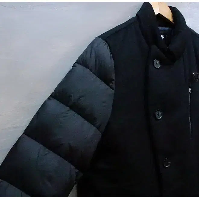 [BUNJANG] Dynafit Women's Duck Down Padded Coat (Size L) / 다이나핏 모직 배색 덕다운 패딩 코트 (여성L/95)