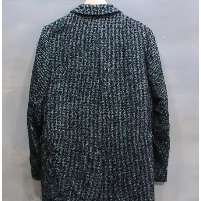 [BUNJANG] Series Urban Chic Tweed Wool Single Coat (Men's 95) / 시리즈 어반시크 안감누빔 트위드 울 싱글 코트 (남성95)
