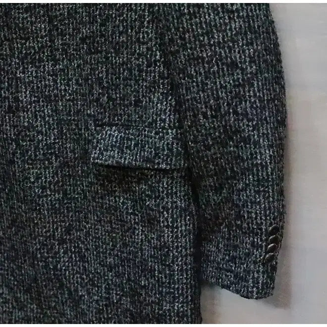 [BUNJANG] Series Urban Chic Tweed Wool Single Coat (Men's 95) / 시리즈 어반시크 안감누빔 트위드 울 싱글 코트 (남성95)