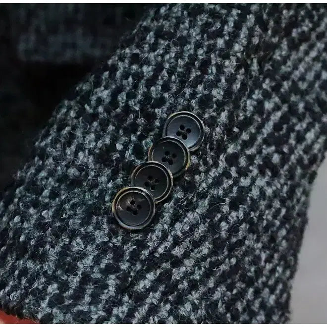 [BUNJANG] Series Urban Chic Tweed Wool Single Coat (Men's 95) / 시리즈 어반시크 안감누빔 트위드 울 싱글 코트 (남성95)