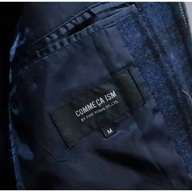 [BUNJANG] Kkomsaism Check Zip-Up Duffle Coat (M) / 꼼사이즘 울 체크 집업 더플 코트 (공용M)