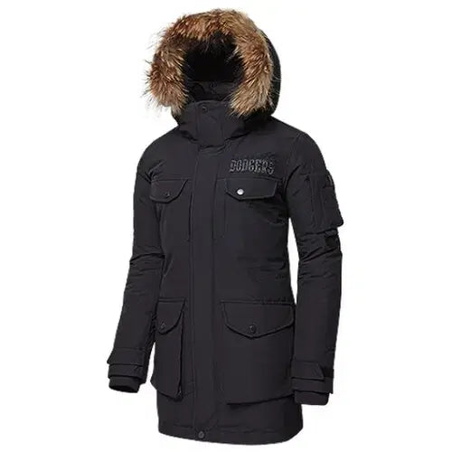 [BUNJANG] MLB LA Dodgers Duck Down Parka Jacket (Size 85) / MLB LA다저스 라쿤 덕다운 야상 패딩 점퍼 (공용85)