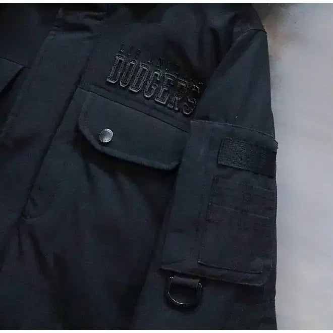 [BUNJANG] MLB LA Dodgers Duck Down Parka Jacket (Size 85) / MLB LA다저스 라쿤 덕다운 야상 패딩 점퍼 (공용85)