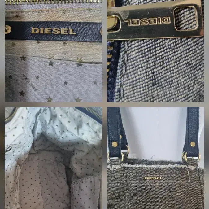 [BUNJANG] Diesel Vintage Denim Tote Bag Shoulder Bag / (정품) 디젤 빈티지 데님 토트백 숄더백