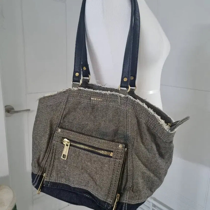 [BUNJANG] Diesel Vintage Denim Tote Bag Shoulder Bag / (정품) 디젤 빈티지 데님 토트백 숄더백