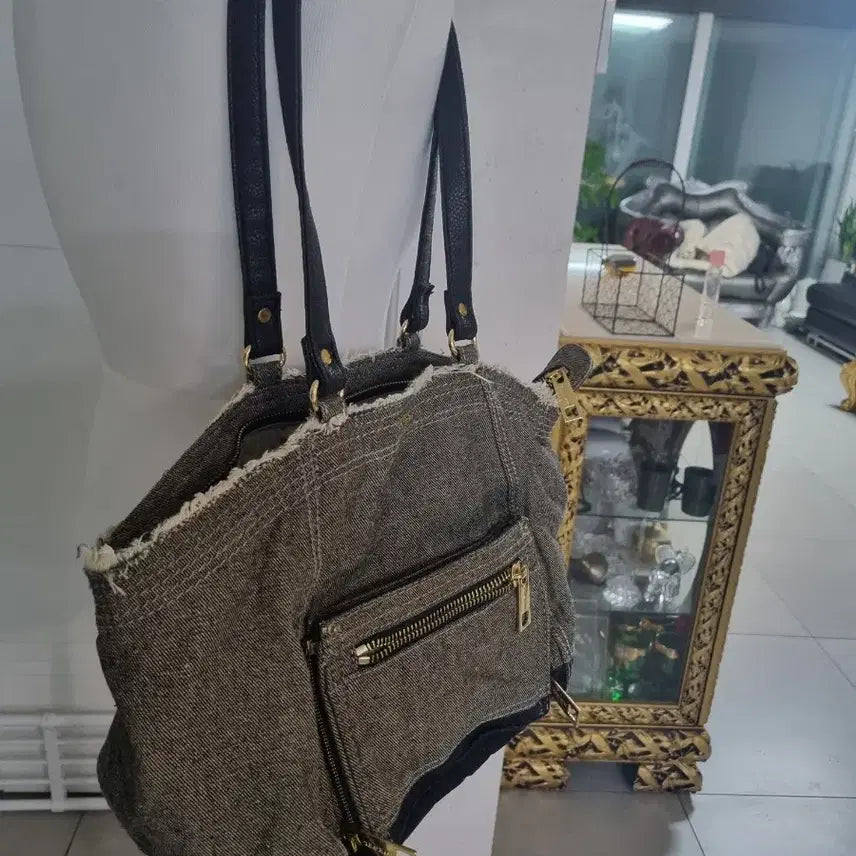 [BUNJANG] Diesel Vintage Denim Tote Bag Shoulder Bag / (정품) 디젤 빈티지 데님 토트백 숄더백