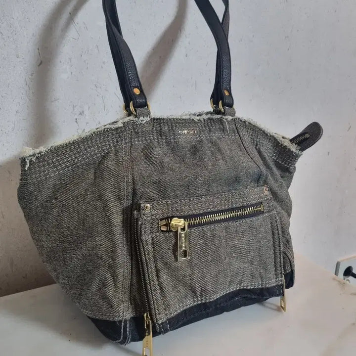 [BUNJANG] Diesel Vintage Denim Tote Bag Shoulder Bag / (정품) 디젤 빈티지 데님 토트백 숄더백
