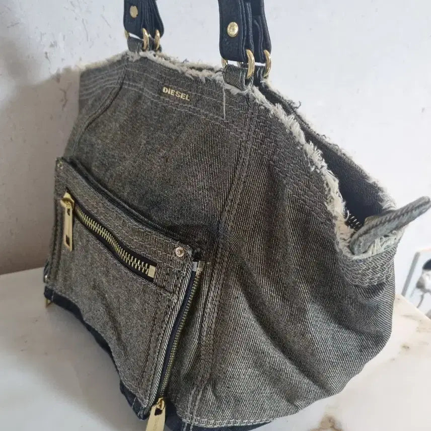 [BUNJANG] Diesel Vintage Denim Tote Bag Shoulder Bag / (정품) 디젤 빈티지 데님 토트백 숄더백