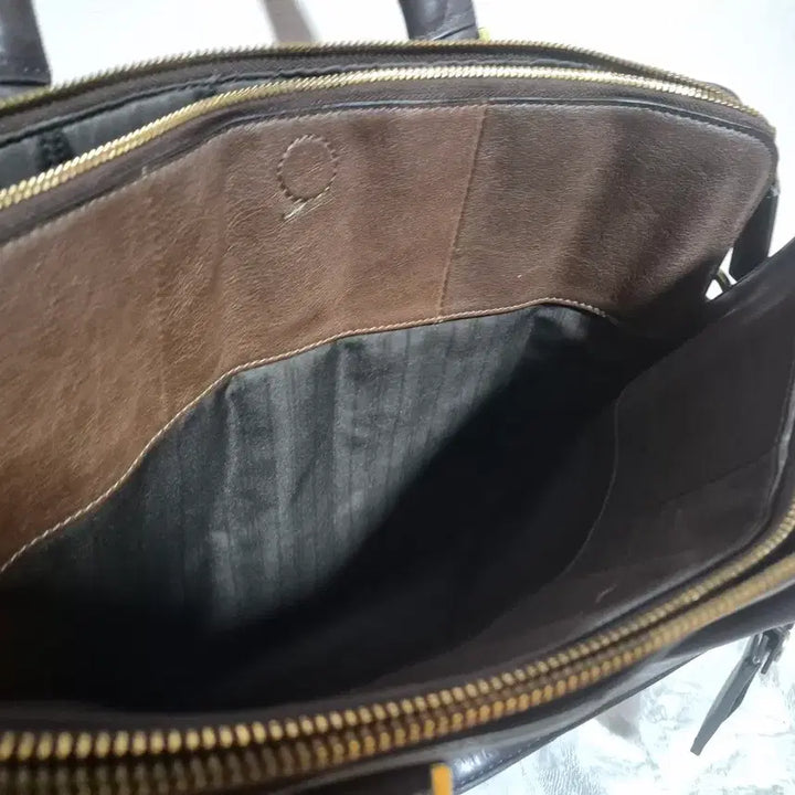 [BUNJANG] TUMI Brown Leather Briefcase / TUMI 투미 브라운 레더 서류 가방