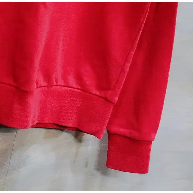 [BUNJANG] Lacoste Crewneck Sweatshirt (Red, Size 2) / 라코스테 빅크록 슬림핏 맨투맨 (공용2/90)